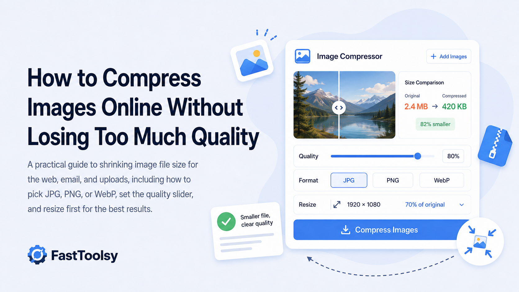 How to Compress Images Online Without Losing Too Much Quality