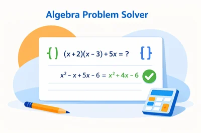 Algebra Problem Solver: Simplify, Factor, and Expand Expressions Online – Free Online Tool