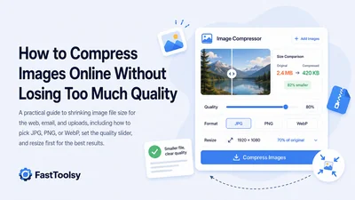 How to Compress Images Online Without Losing Too Much Quality – Free Online Tool
