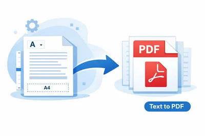Text to PDF: Convert Plain Text into a Downloadable PDF in Seconds – Free Online Tool