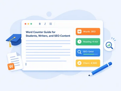 Word Counter Guide for Students, Writers, and SEO Content – Free Online Tool